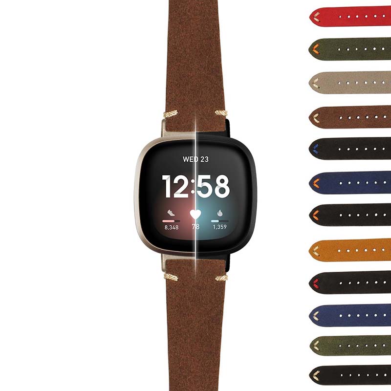 Suede Strap (Short, Standard, Long) for Fitbit Sense
