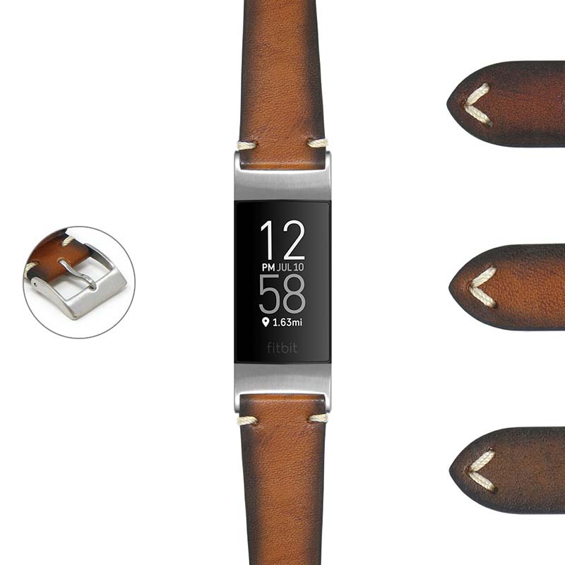 DASSARI Kingwood II Premium Vintage Leather Strap for Apple Watch