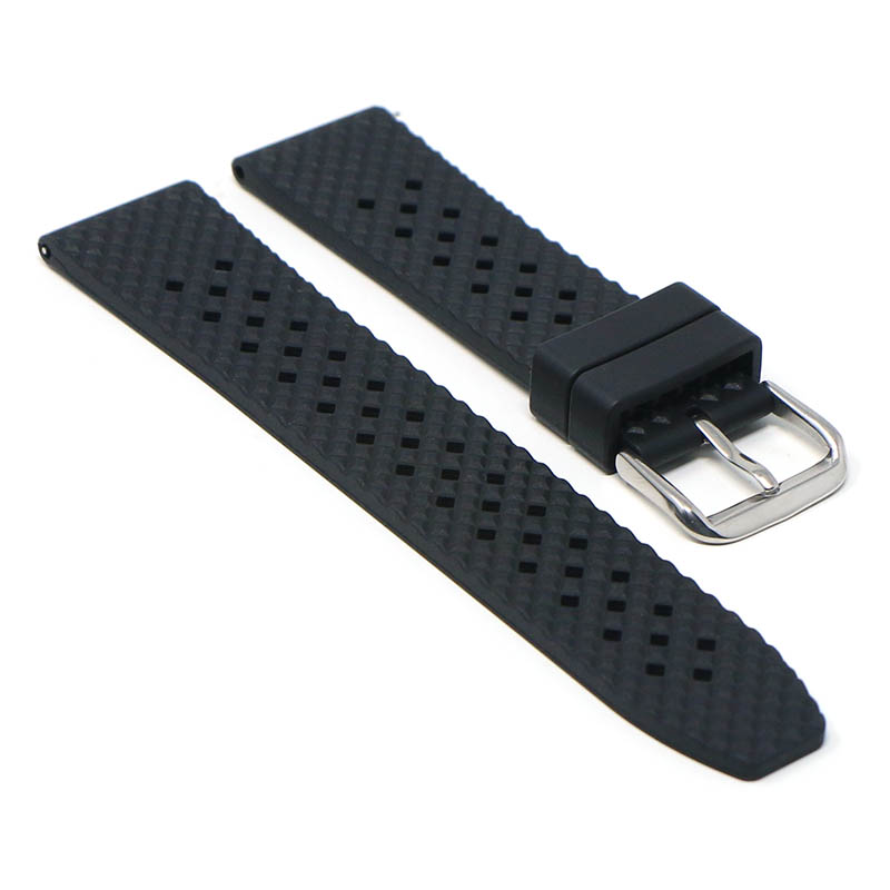 DASSARI Textured FKM Rubber Strap