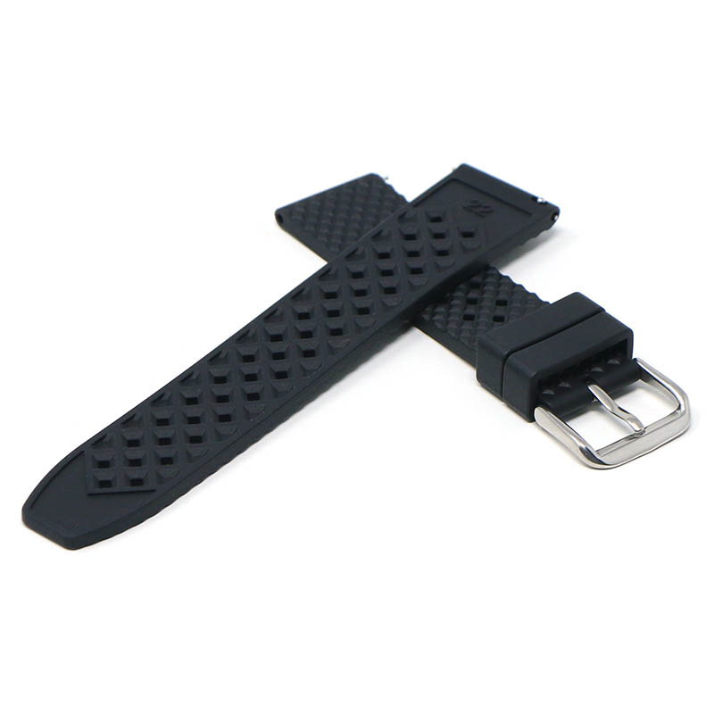 DASSARI Textured FKM Rubber Strap