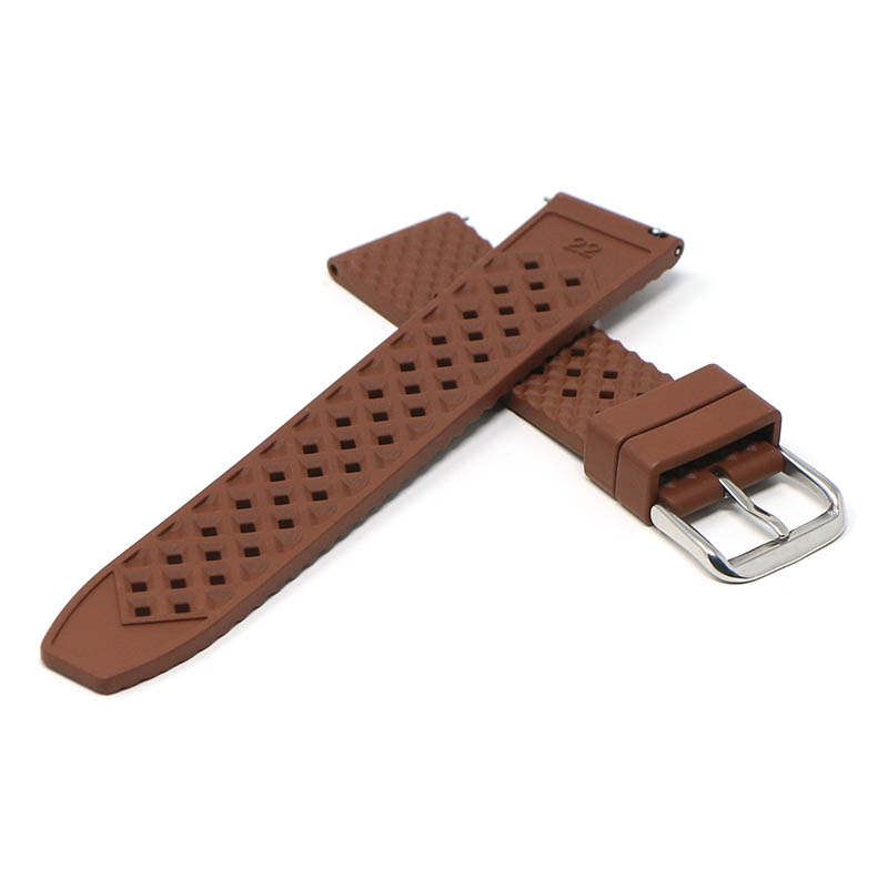 DASSARI Textured FKM Rubber Strap