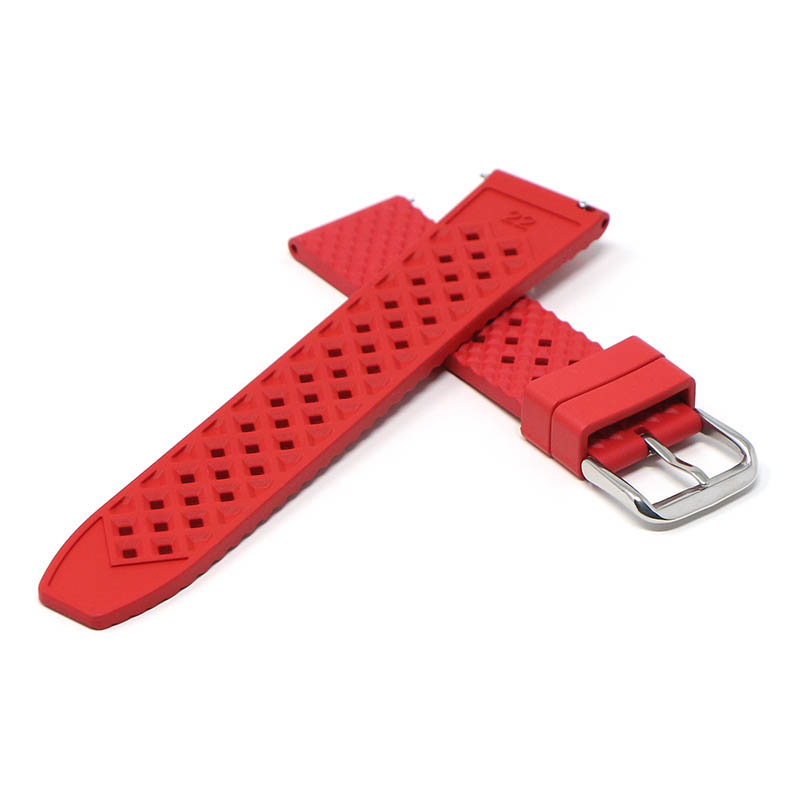 DASSARI Textured FKM Rubber Strap