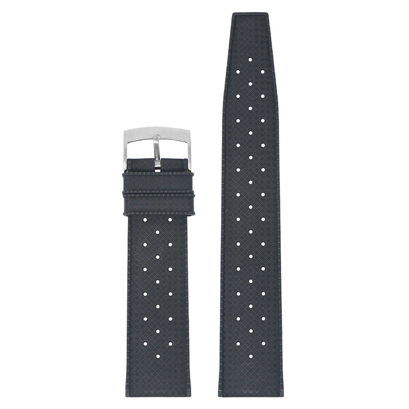 DASSARI Classic Tropical Style FKM Rubber Watch Strap