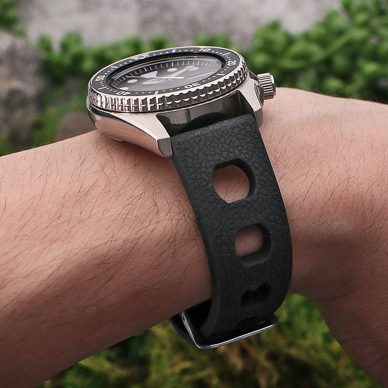 DASSARI Vintage FKM Rubber Rally Strap