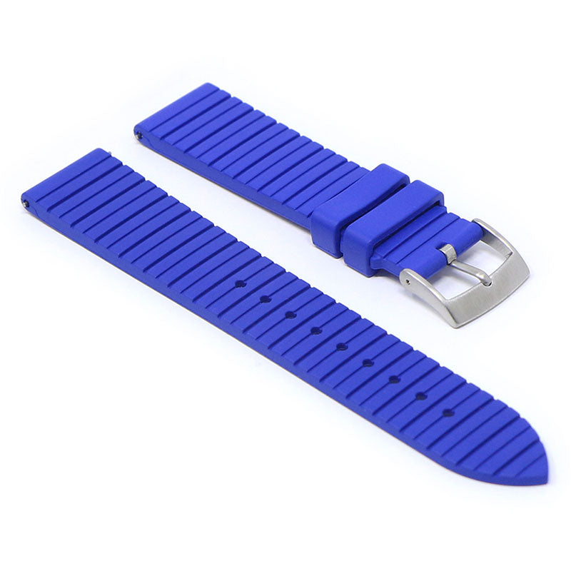 DASSARI Groove Stripe FKM Rubber Sport Strap