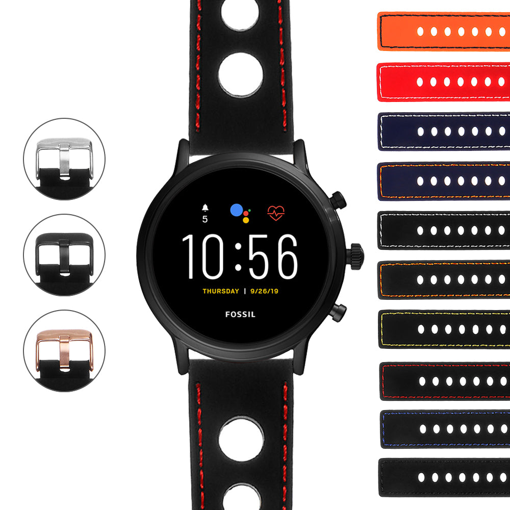 Rubber Rally Strap for Fossil Gen 4 Smartwatch