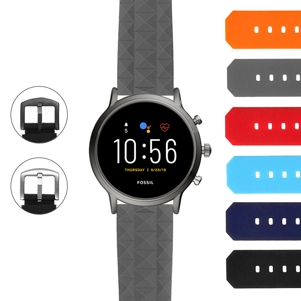 Super Waffle Rubber Strap for Fossil Gen 4 Smartwatch