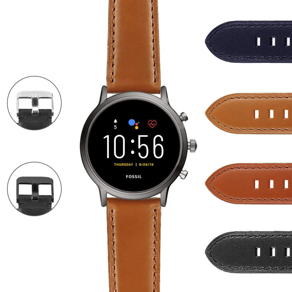 DASSARI Italian Leather Strap for Fossil Gen 4 Smartwatch