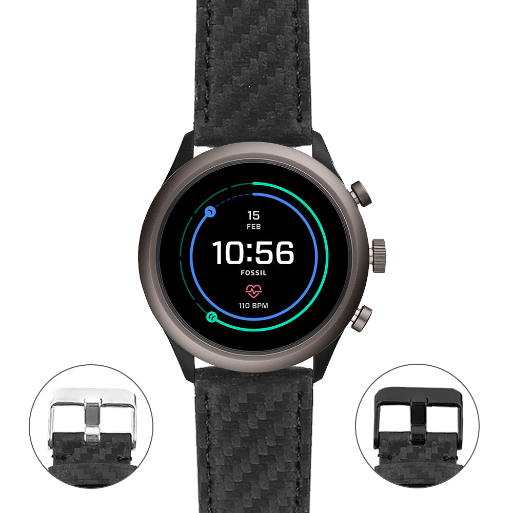 DASSARI Carbon Fiber Strap for Fossil Gen 5 Smartwatch