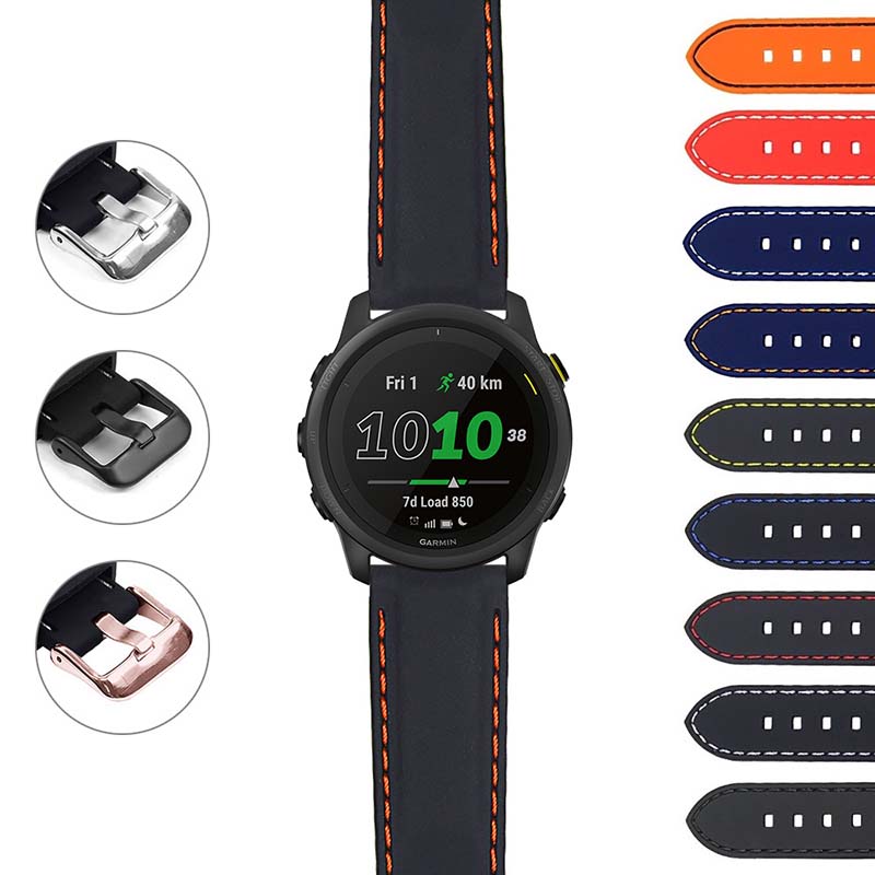 Rubber Strap w/ Stitching for Fitbit Versa 3