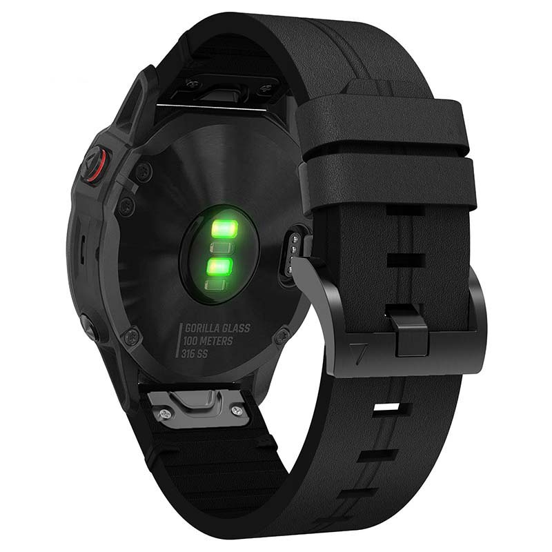 Thick Leather Strap for Garmin Fenix 3 / 3 HR / 5X / 5X Plus / 6X / Quatix 3