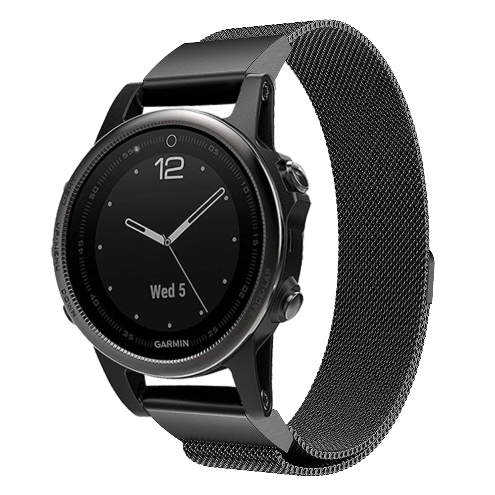 Milanese Mesh Strap for Garmin Fenix 5 / 5 Plus / 6 / Forerunner 935 /  Quatix 5 / Approach S60 / Instinct