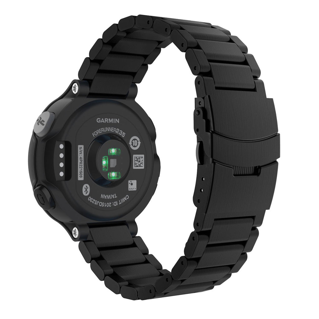 Solid Stainless Steel Band for Garmin Forerunner 220 / 230 / 235 / 260 / 735XT / Approach S5 / S6 / S20