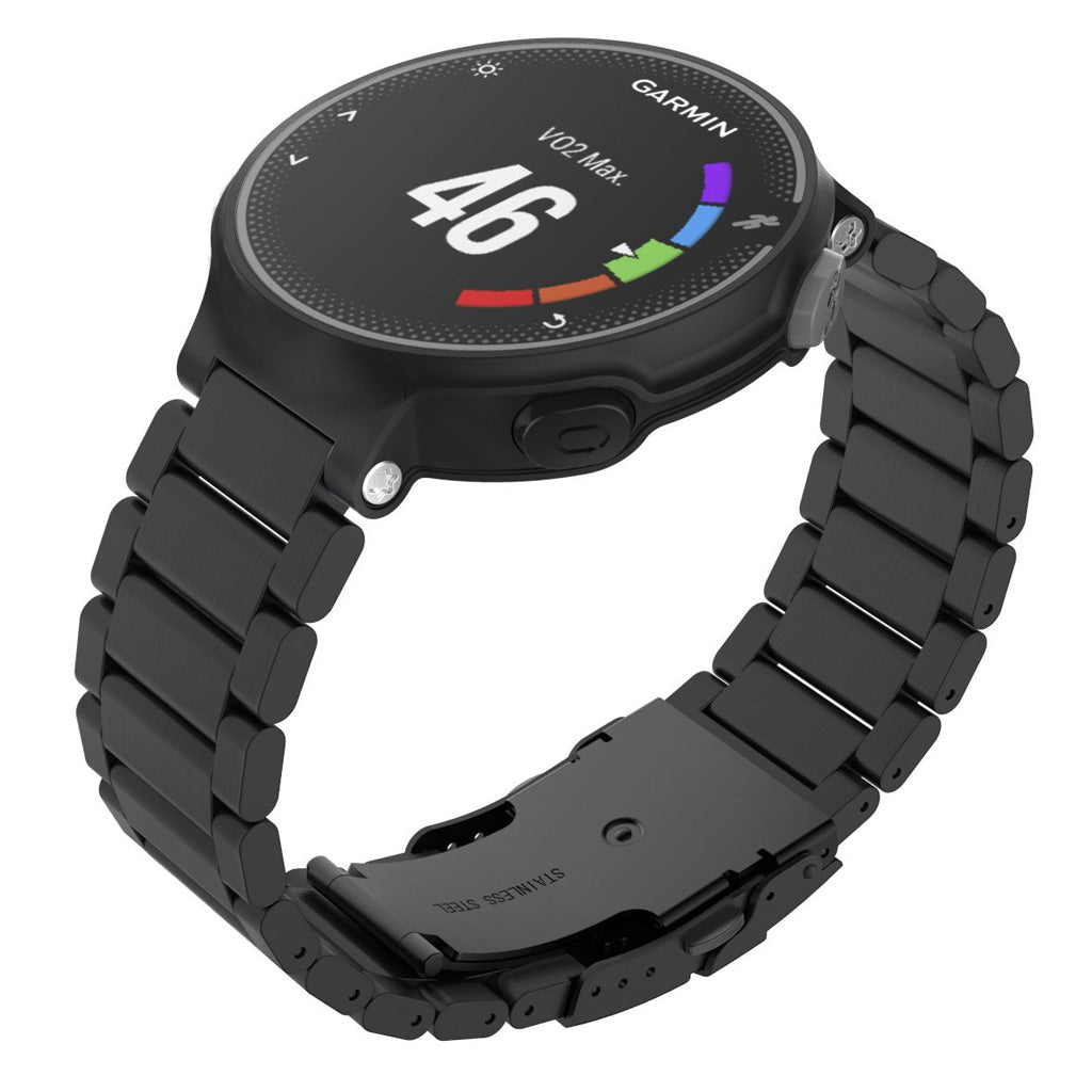 Solid Stainless Steel Band for Garmin Forerunner 220 / 230 / 235 / 260 / 735XT / Approach S5 / S6 / S20