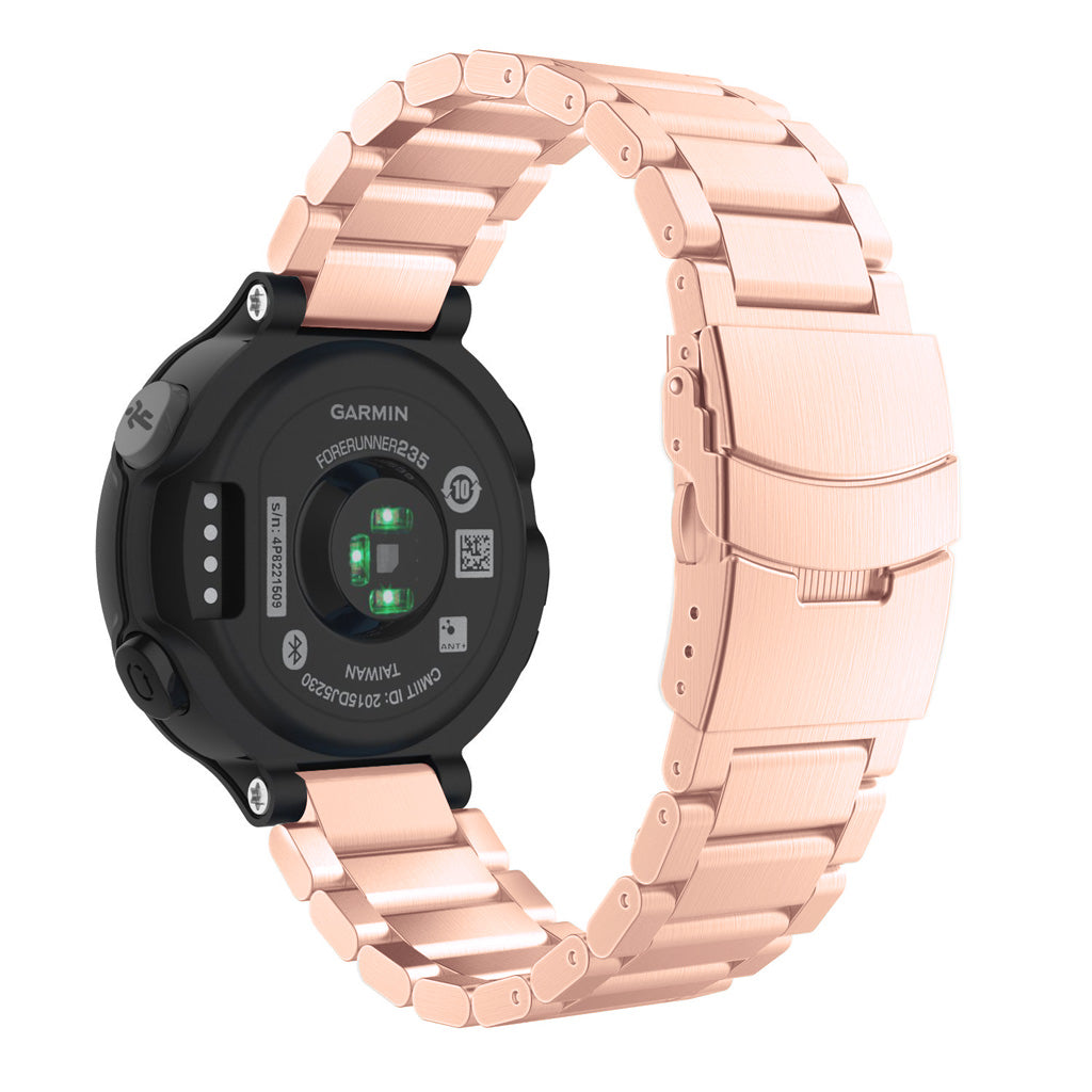 Solid Stainless Steel Band for Garmin Forerunner 220 / 230 / 235 / 260 / 735XT / Approach S5 / S6 / S20