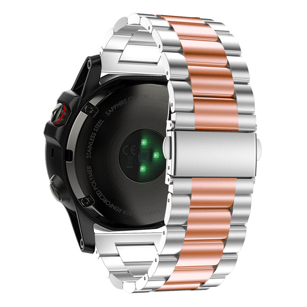 Stainless Steel H-Link Strap for Garmin Fenix 3 / 3 HR / 5X / 5X Plus / 6X