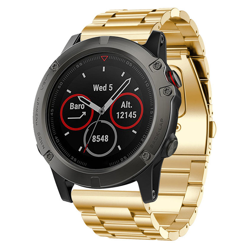 Stainless Steel H-Link Strap for Garmin Fenix 3 / 3 HR / 5X / 5X Plus / 6X