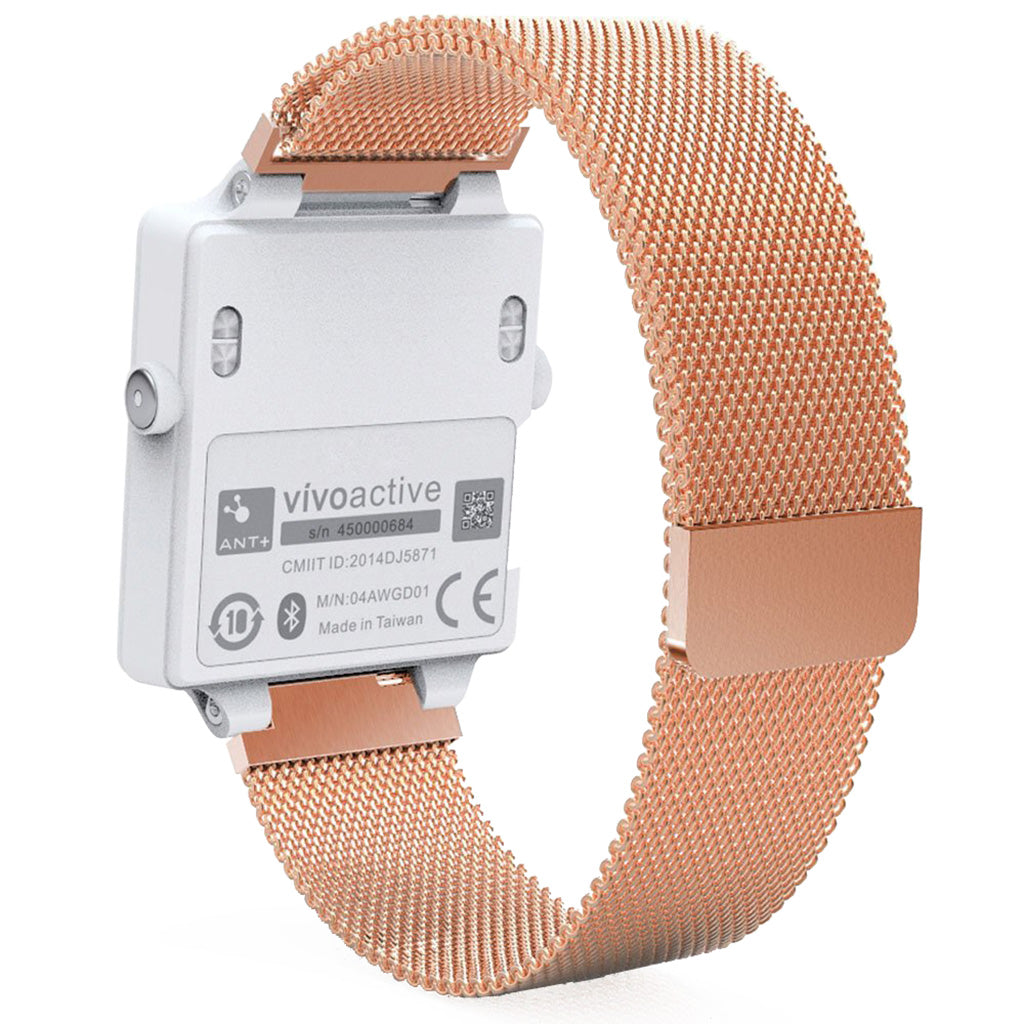 Stainless Steel Milanese Mesh Loop for Garmin Vivoactive and Approach S2 S4