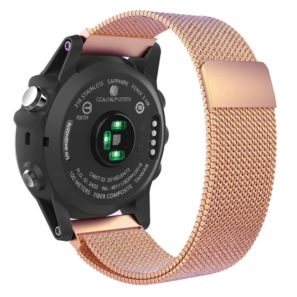 Milanese Mesh Bracelet for Garmin Fenix 3 / 3 HR / 5X / 5X Plus / 6X