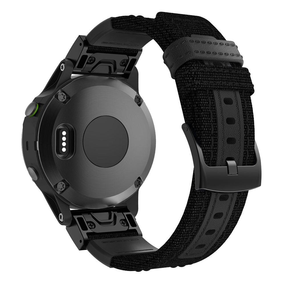 Canvas Strap for Garmin Fenix 3 / 3 HR / 5X / 5X Plus / 6X