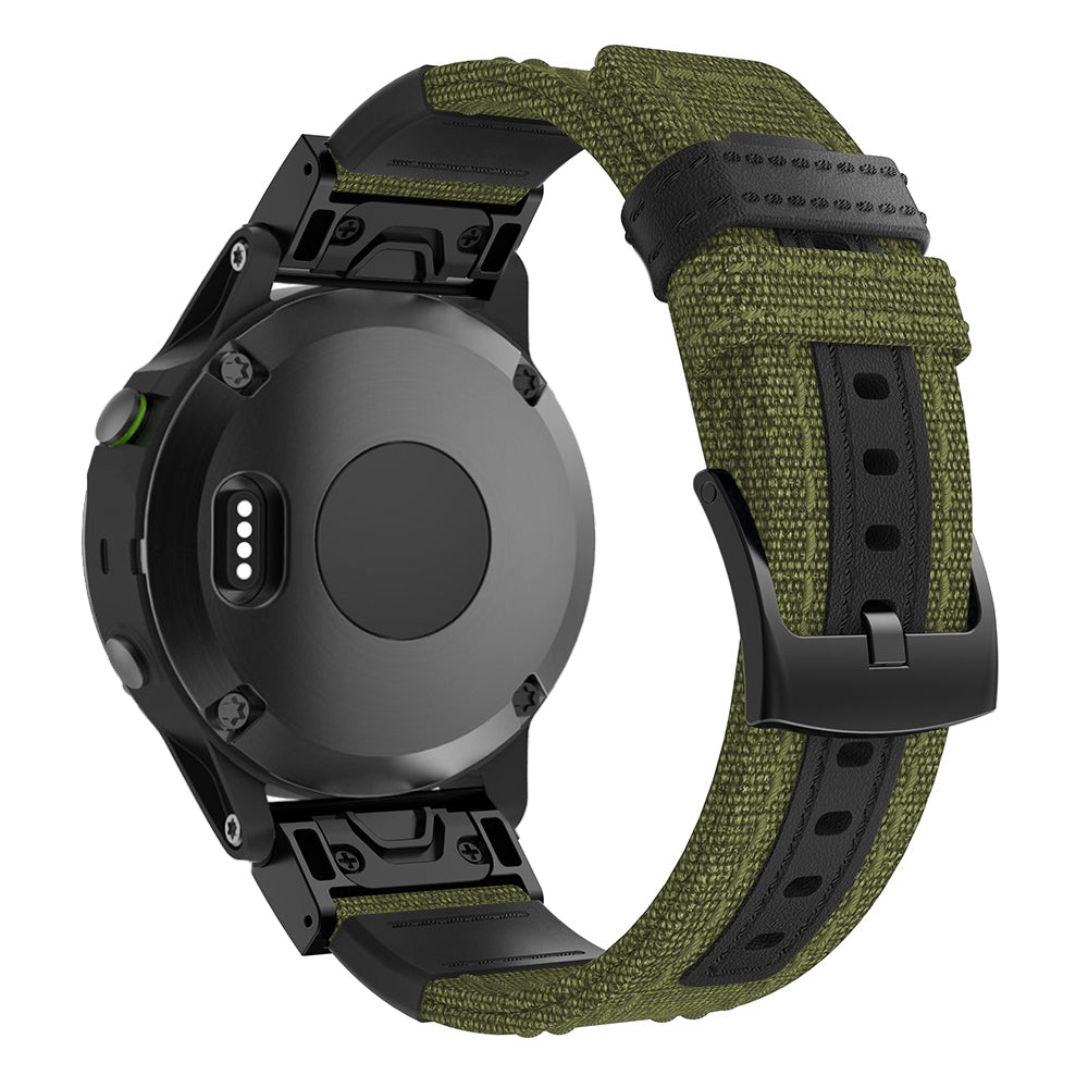Canvas Strap for Garmin Fenix 3 / 3 HR / 5X / 5X Plus / 6X