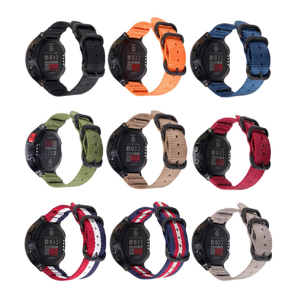 Woven Nylon Strap for Garmin Forerunner 220 / 230 / 235 / 735XT / Approach S6 / S20