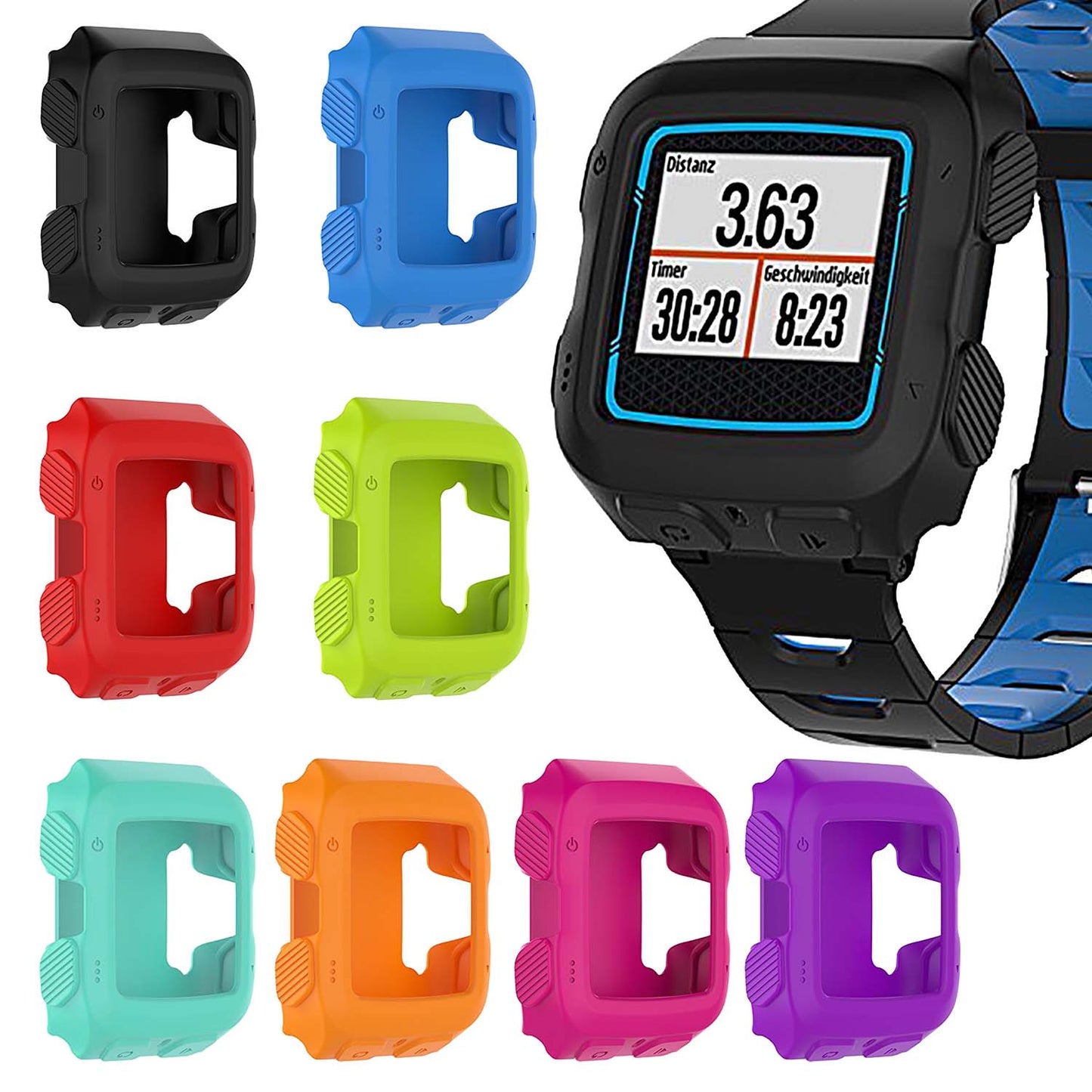 Rubber Protective Case for Garmin Forerunner 620