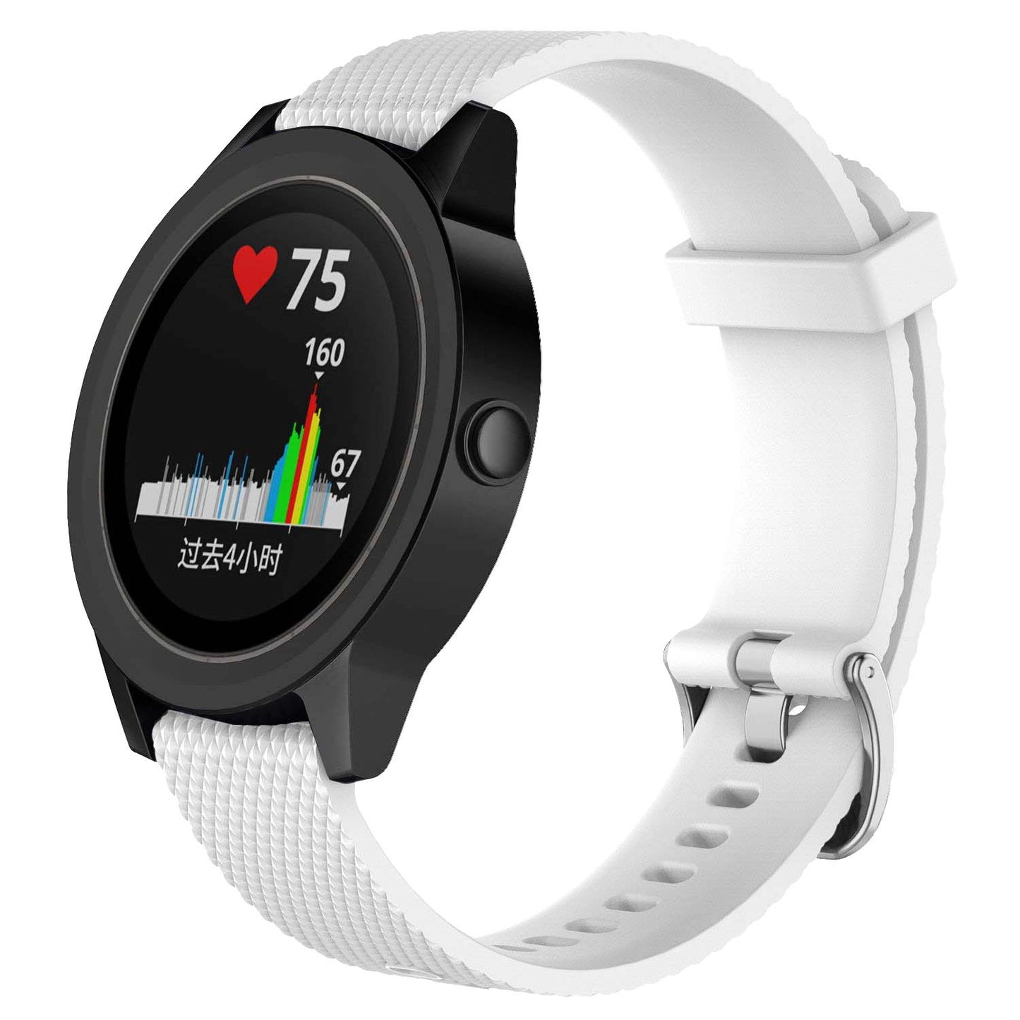 Rubber Strap for Garmin Forerunner 245 / 645 / Vivoactive 3 / Vivomove / Vivomove 3 / HR