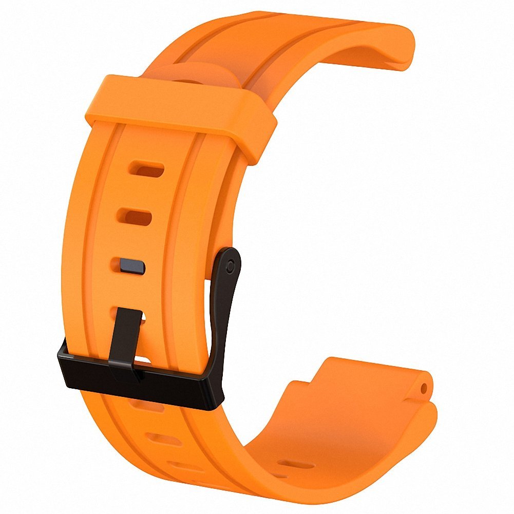 Garmin Forerunner 225 Silicone Strap w/ Matte Black Buckle