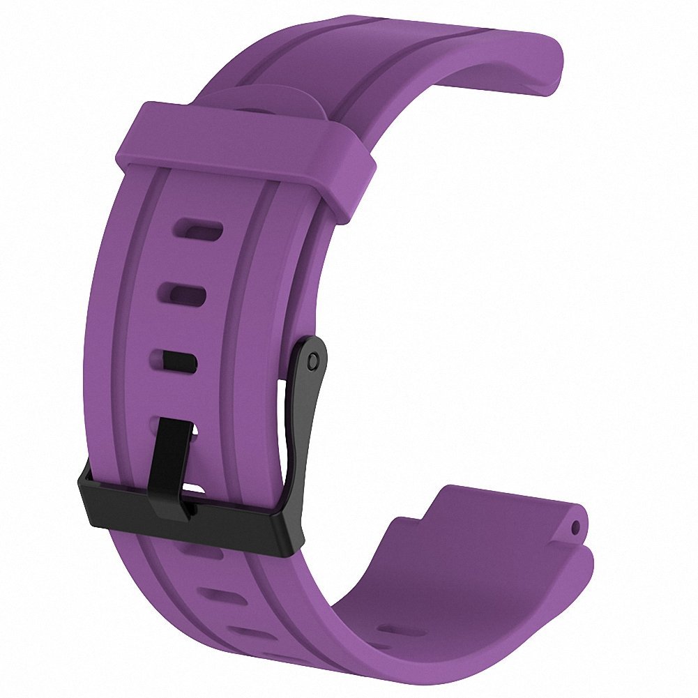 Garmin Forerunner 225 Silicone Strap w/ Matte Black Buckle