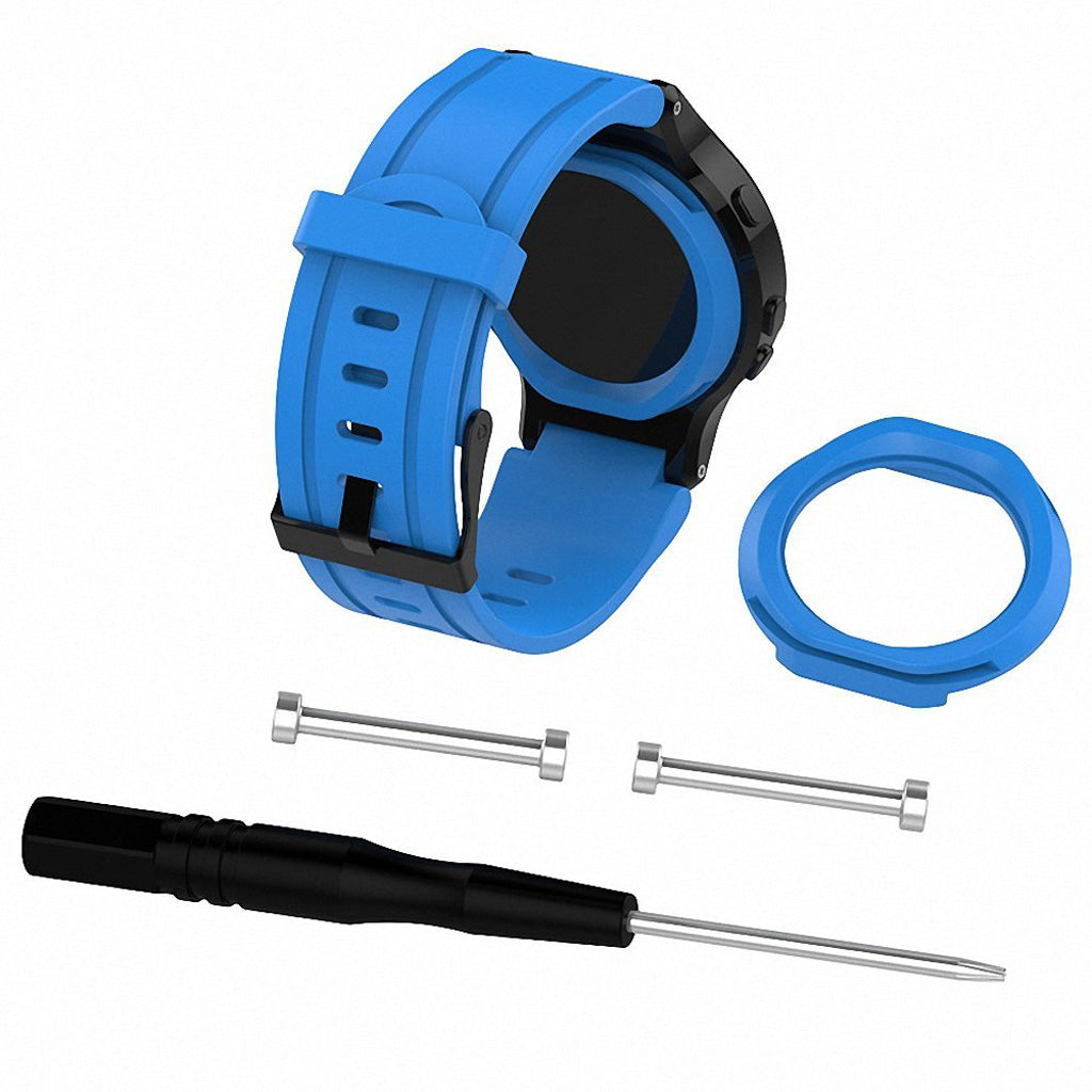 Garmin Forerunner 225 Silicone Strap w/ Matte Black Buckle