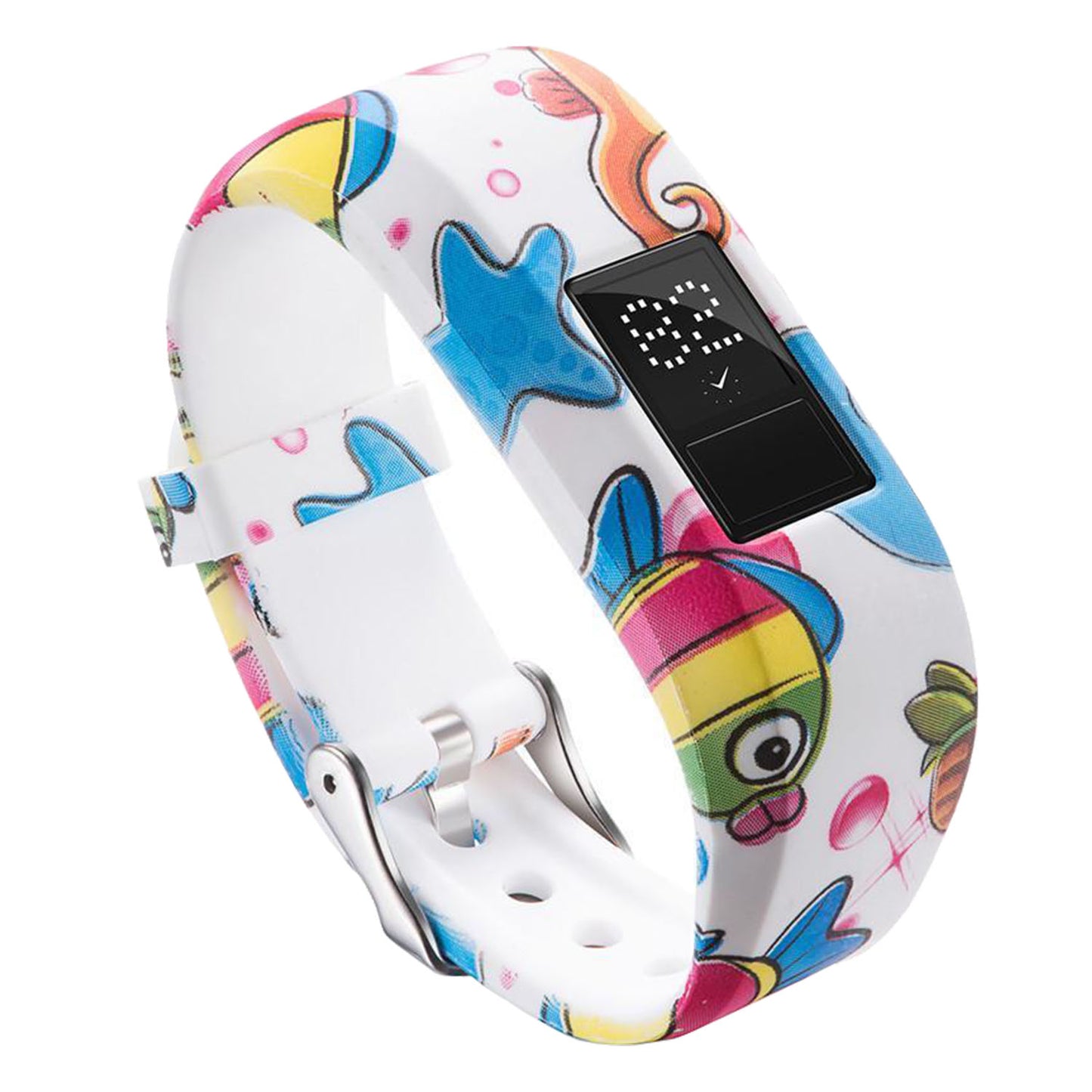 Patterned Rubber Strap for Garmin Fenix 5S / 5S Plus / 6S
