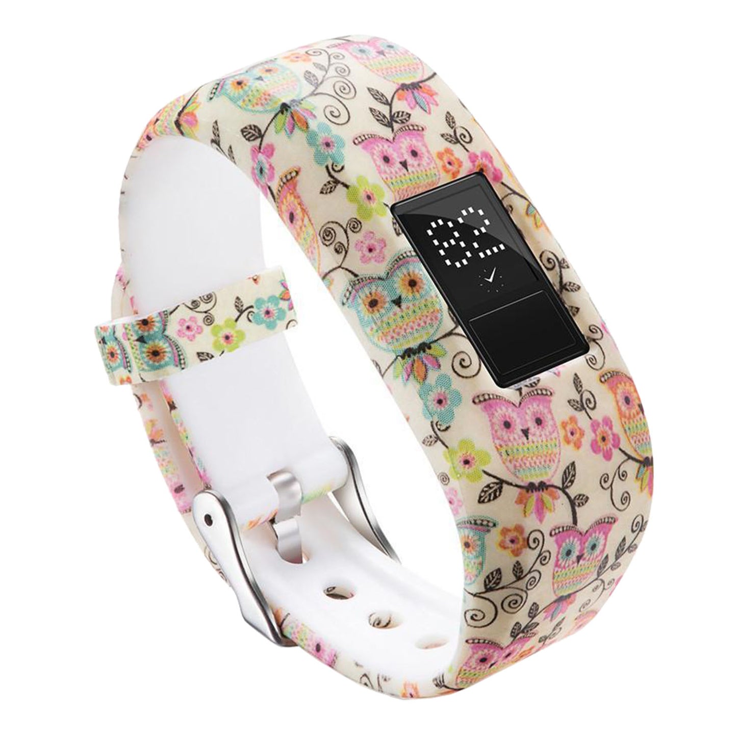 Patterned Rubber Strap for Garmin Fenix 5S / 5S Plus / 6S
