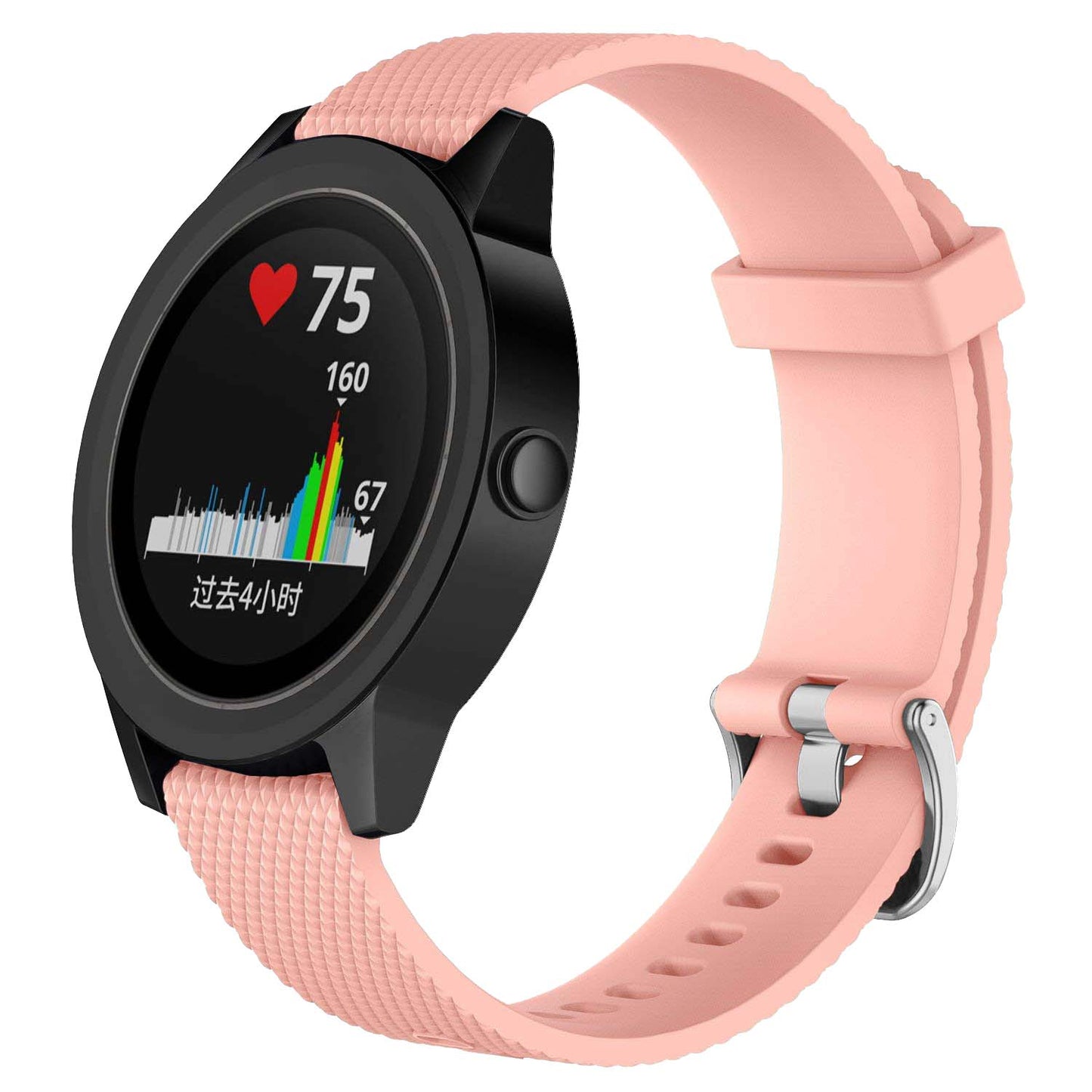 Rubber Strap for Garmin Forerunner 245 / 645 / Vivoactive 3 / Vivomove / Vivomove 3 / HR