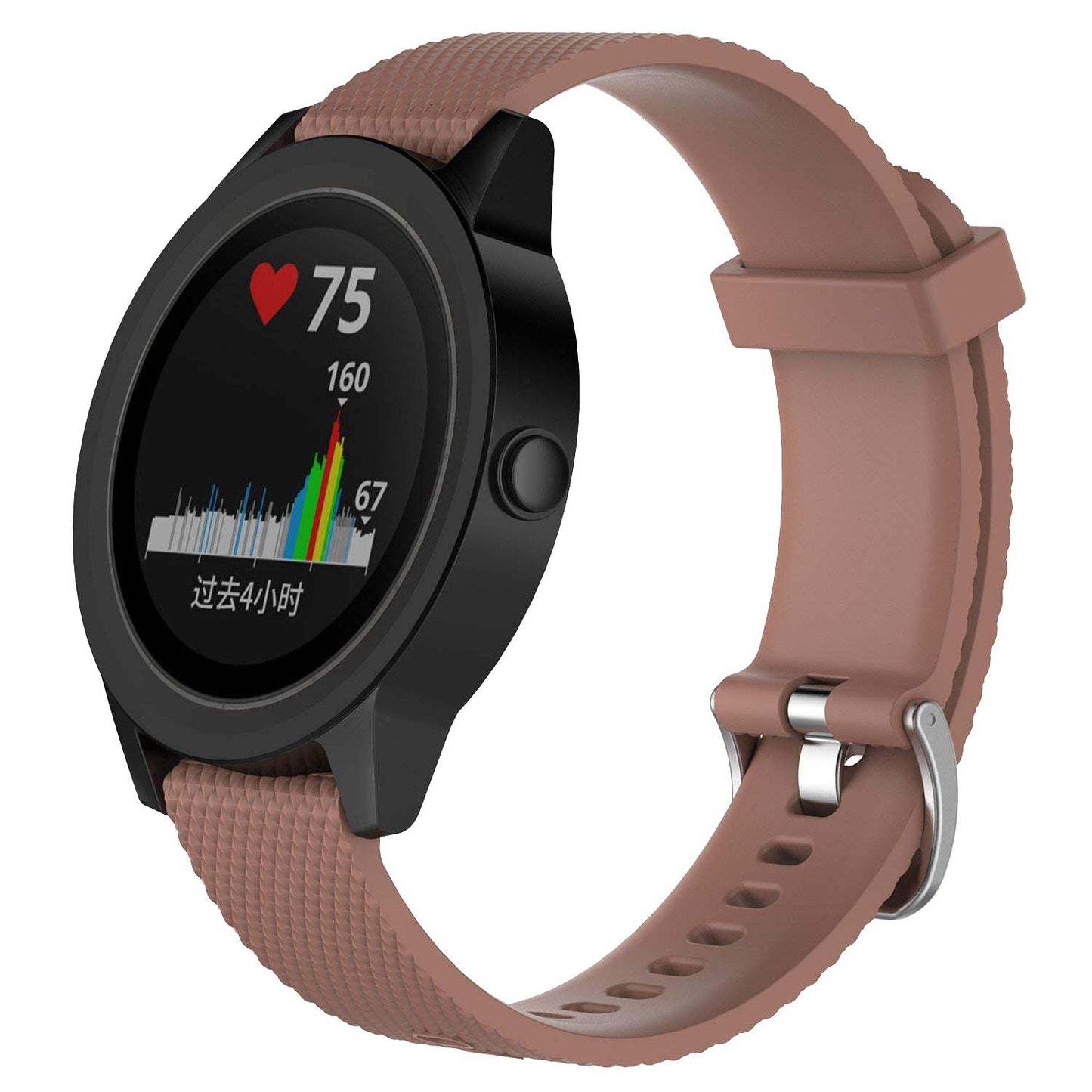 Rubber Strap for Garmin Forerunner 245 / 645 / Vivoactive 3 / Vivomove / Vivomove 3 / HR