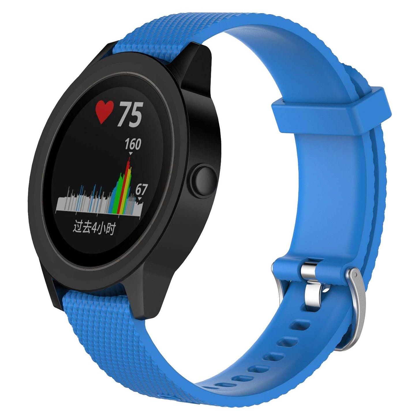 Rubber Strap for Garmin Forerunner 245 / 645 / Vivoactive 3 / Vivomove / Vivomove 3 / HR