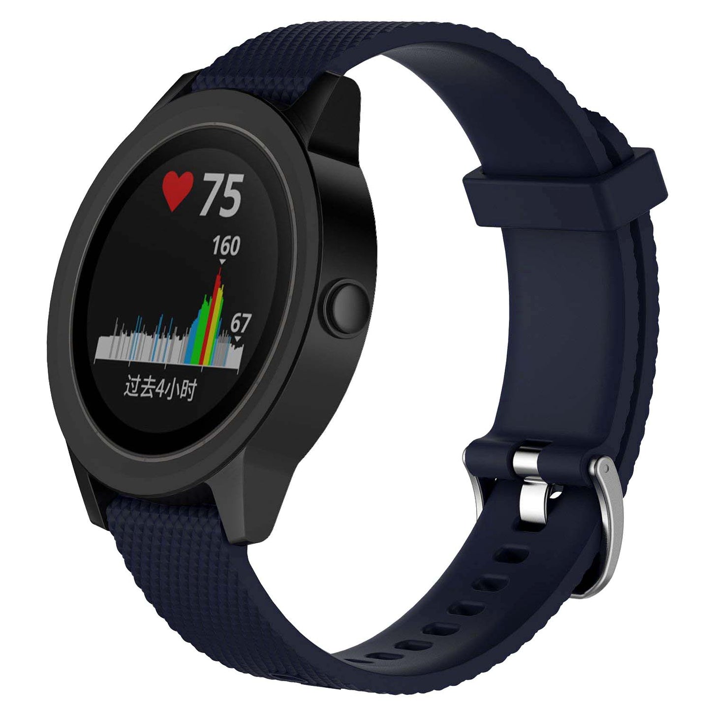 Rubber Strap for Garmin Forerunner 245 / 645 / Vivoactive 3 / Vivomove / Vivomove 3 / HR