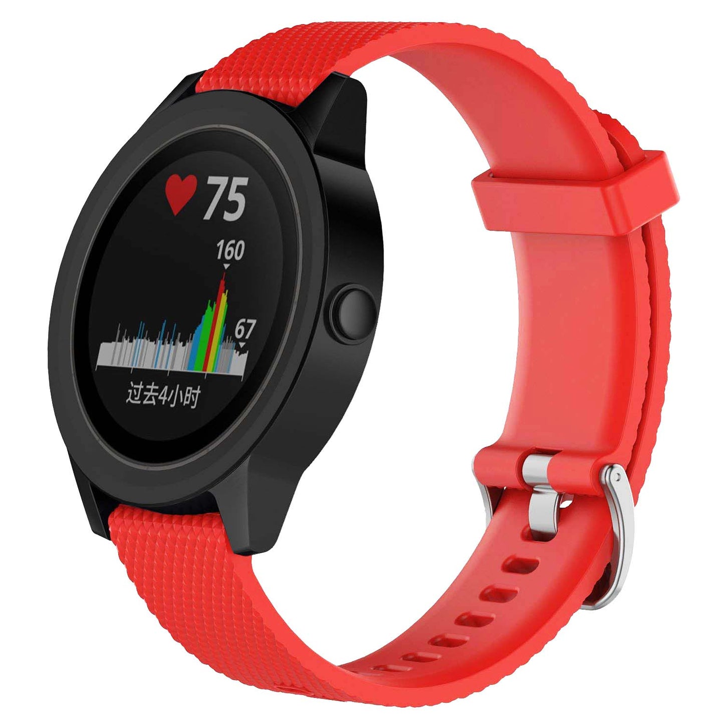 Rubber Strap for Garmin Forerunner 245 / 645 / Vivoactive 3 / Vivomove / Vivomove 3 / HR