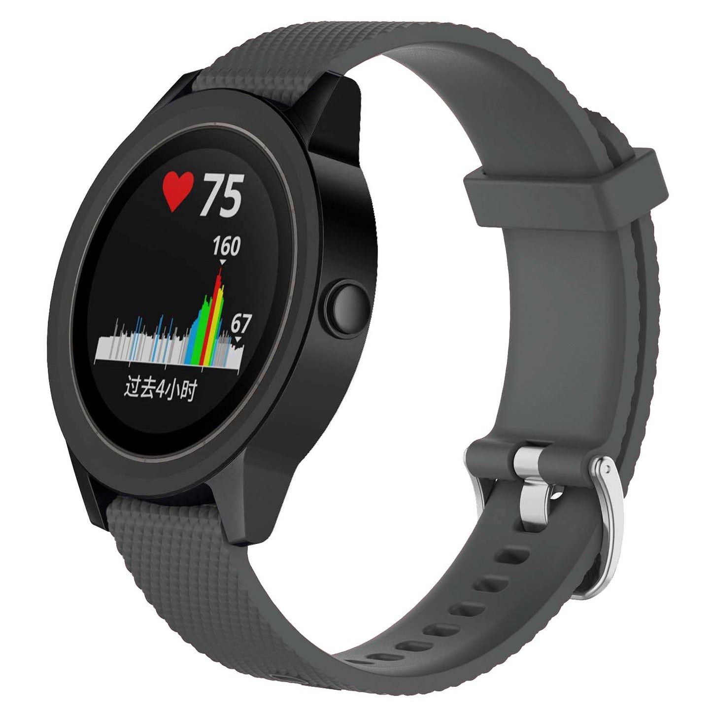 Rubber Strap for Garmin Forerunner 245 / 645 / Vivoactive 3 / Vivomove / Vivomove 3 / HR