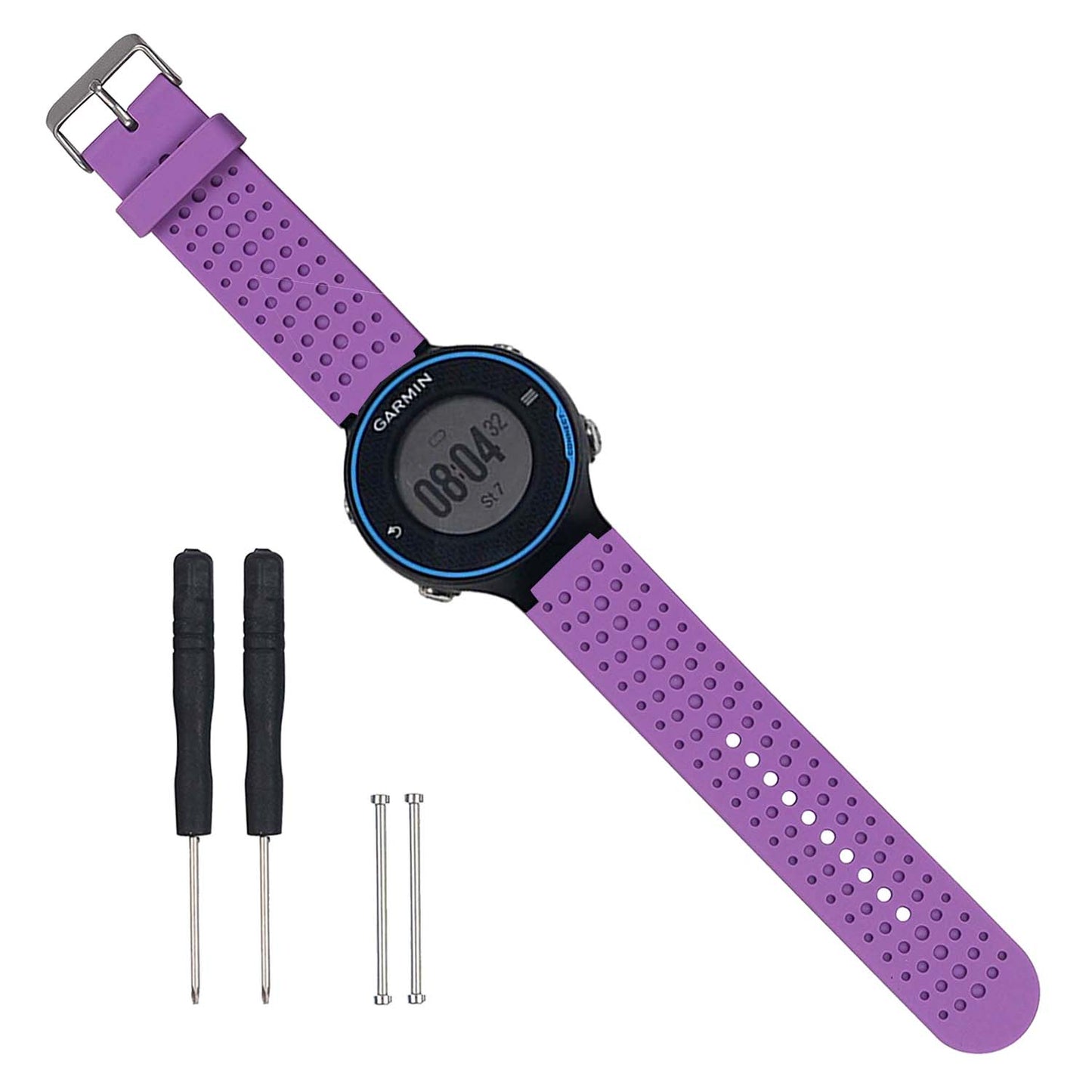 Rubber Strap for Garmin Forerunner 220 / 230 / 235 / 260 / 735XT / Approach S5 / S6 / S20