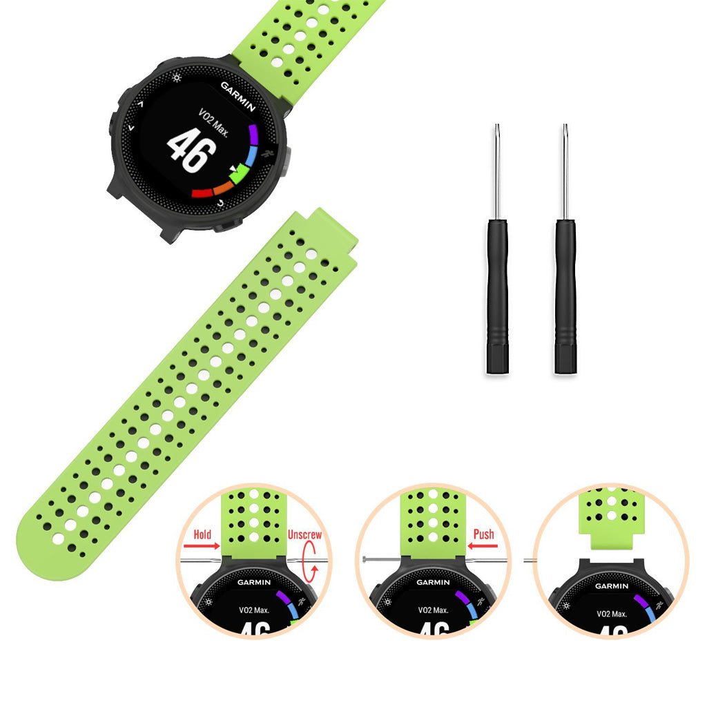 Silicone Rally Strap for Garmin Forerunner 220 / 230 / 235 / 260 / 735XT / Approach S5 / S6 / S20