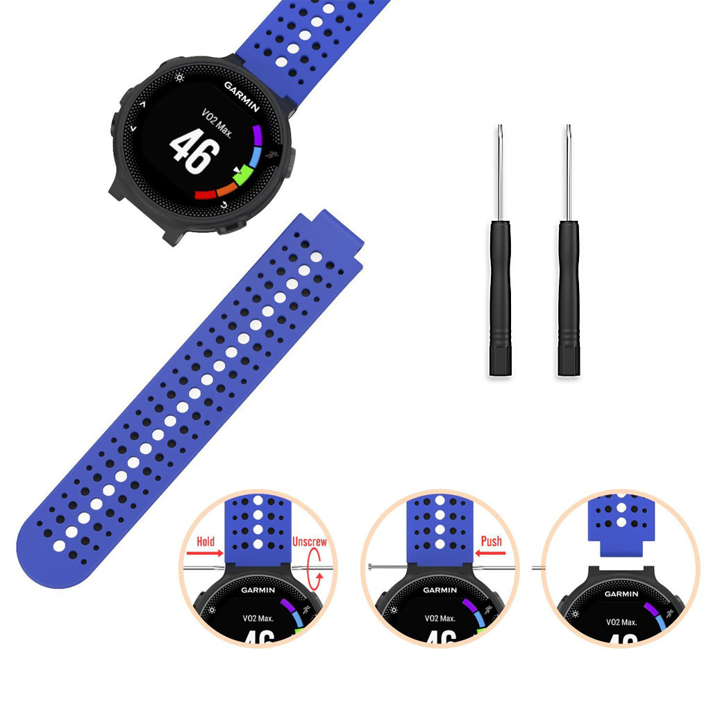 Silicone Rally Strap for Garmin Forerunner 220 / 230 / 235 / 260 / 735XT / Approach S5 / S6 / S20