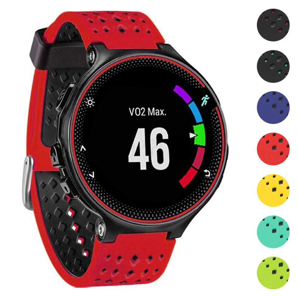Silicone Rally Strap for Garmin Forerunner 220 / 230 / 235 / 260 / 735XT / Approach S5 / S6 / S20