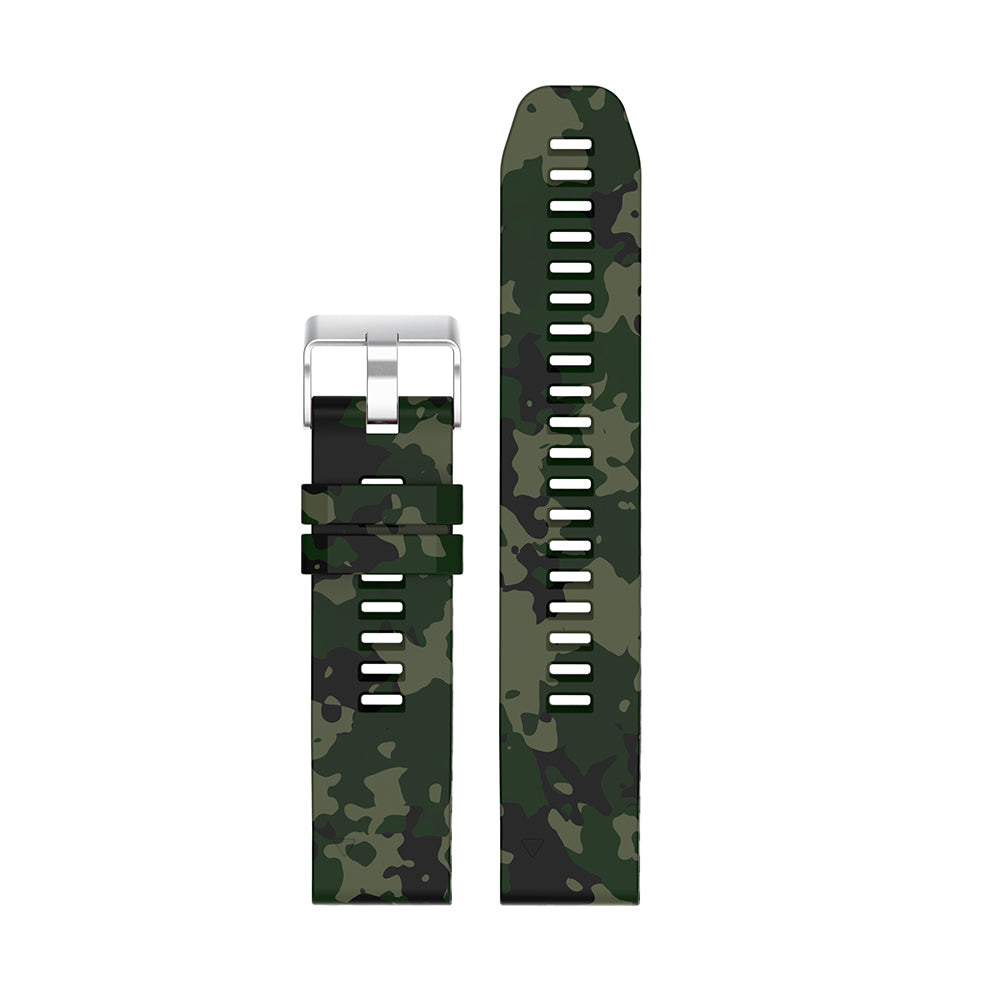 Patterned Rubber Strap for Garmin Fenix 5 / 5 Plus / 6 / Forerunner 935 / Quatix 5 / Approach S60 / Instinct