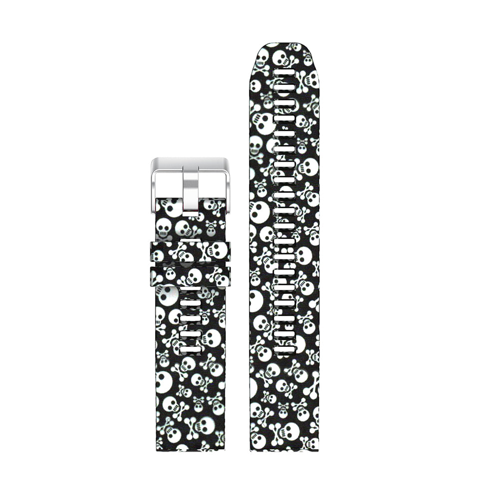 Patterned Rubber Strap for Garmin Fenix 5 / 5 Plus / 6 / Forerunner 935 / Quatix 5 / Approach S60 / Instinct