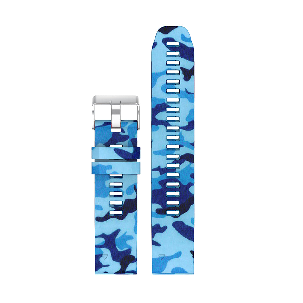 Patterned Rubber Strap for Garmin Fenix 5 / 5 Plus / 6 / Forerunner 935 / Quatix 5 / Approach S60 / Instinct