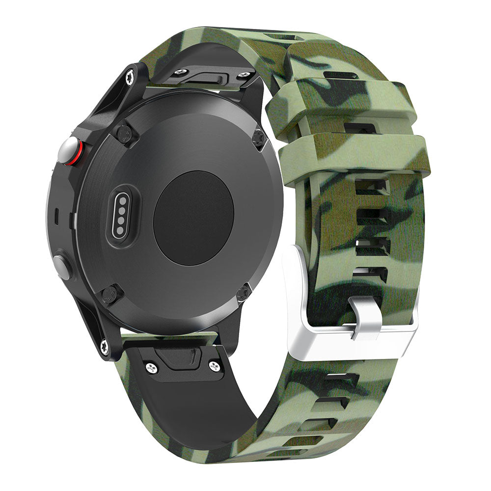 Patterned Rubber Strap for Garmin Fenix 5 / 5 Plus / 6 / Forerunner 935 / Quatix 5 / Approach S60 / Instinct