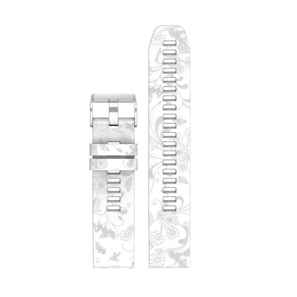 Patterned Rubber Strap for Garmin Fenix 5 / 5 Plus / 6 / Forerunner 935 / Quatix 5 / Approach S60 / Instinct