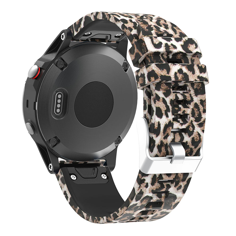 Patterned Rubber Strap for Garmin Fenix 5 / 5 Plus / 6 / Forerunner 935 / Quatix 5 / Approach S60 / Instinct
