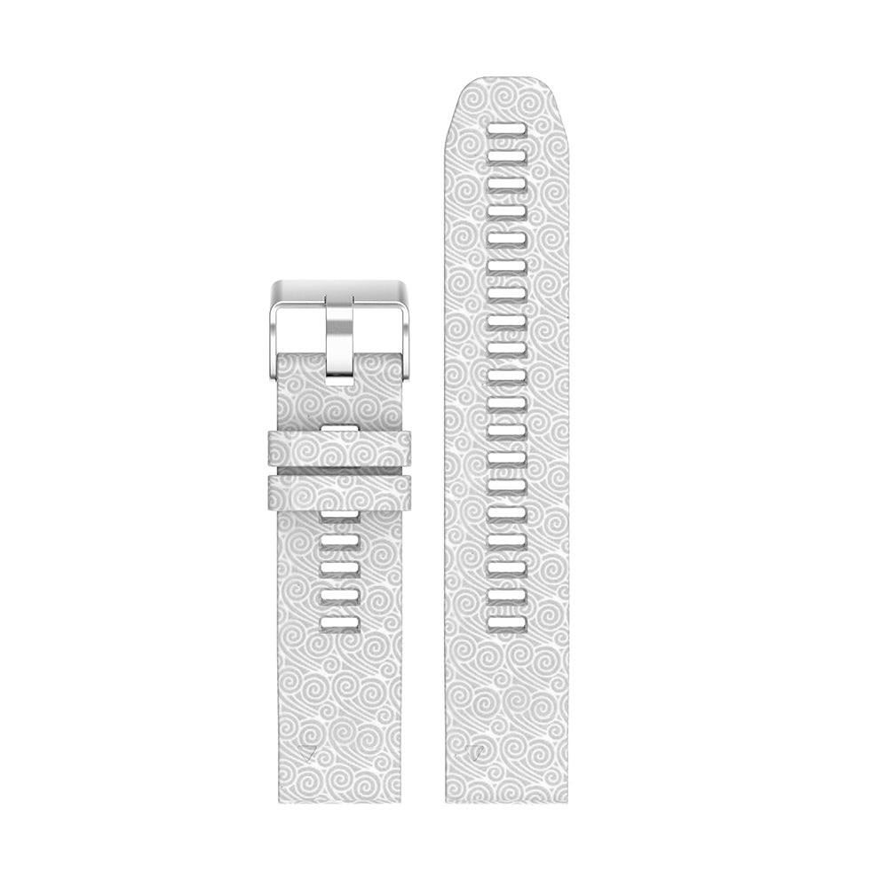 Patterned Rubber Strap for Garmin Fenix 5 / 5 Plus / 6 / Forerunner 935 / Quatix 5 / Approach S60 / Instinct